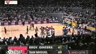 2001 PBA All Filipino Finals San MiguelGinebra 8175 [upl. by Nrojb]