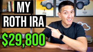 Revealing My Roth IRA Portfolio  How To Pick Investments for YOUR Roth IRA 2022 [upl. by Gaddi]