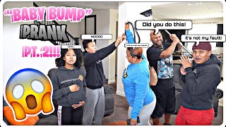 15 YEAR OLD SISTER quotBABY BUMPquot PRANK ON PARENTS PART 2 [upl. by Taylor936]