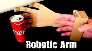 Kartondan Robotik Kol Nasıl Yapılır  How to Make a Robotic Arm at Home out of Cardboard [upl. by Kcaj]