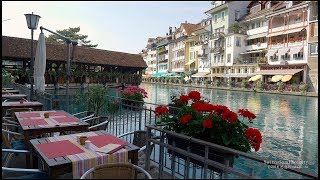 4K Thun Thunersee Berner Oberland SWITZERLAND アルプス山脈 [upl. by Buffy310]