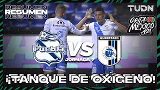 Resumen y goles  Puebla vs Querétaro  Grita México AP2021  J7  TUDN [upl. by Berg]