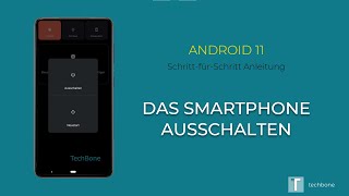 Das AndroidSmartphone ausschalten Android 11 [upl. by Bivins]