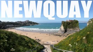 Newquay  Cornwall  Walking Tour  May 2020  Part 1 [upl. by Sakul]