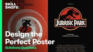 How to Design the Perfect Poster  Skillshare Questions [upl. by Ratib]