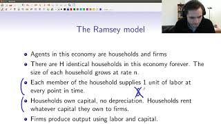 Ramsey Neoclassical growth model slides [upl. by Chadabe]