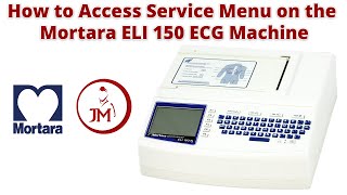 How to Access the Service Menu on the Mortara ELI 150250 ECG Machine [upl. by Monk358]