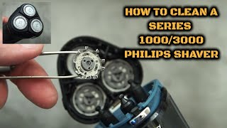 How to clean a Series 10003000 Philips Shaver [upl. by Hutner]