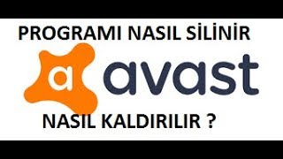 Avast Antivirüs Programı Kaldırma  Silme  Programsız [upl. by Ecinhoj592]