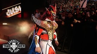 WWE Network Jushin quotThunderquot Liger enters Barclays Center NXT TakeOver Brooklyn [upl. by Ema]