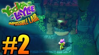 Yooka Laylee and the impossible Lair Gameplay Walkthrough Part 2 [upl. by Anedal886]