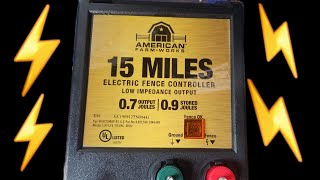 American Farm Works Electric Fence Install [upl. by Bethel812]