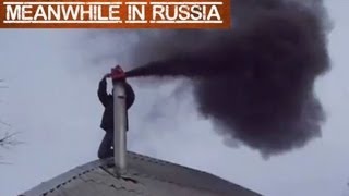 Cleaning A Chimney The Russian Way [upl. by Negrom]