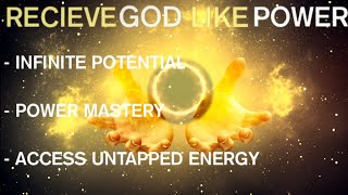 RECIEVE GOD LIKE POWER SUBLIMINAL Absolute Strength Speed and Desired Powers [upl. by Nahgem]