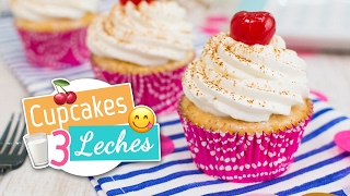 Cupcakes tres leches  Quiero Cupcakes [upl. by Netneuq58]