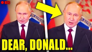 WATCH PUTIN ISSUE TERRIFYING WARNING TO TRUMP [upl. by Thorlie740]