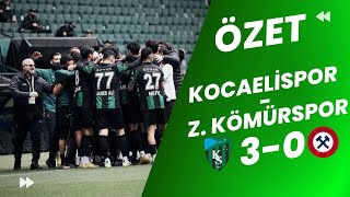 Kocaelispor 3  0 Zonguldak Kömürspor GENİŞ ÖZET [upl. by Suillenroc]