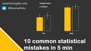 Ten Statistical Mistakes in 5 Min [upl. by Marsland]