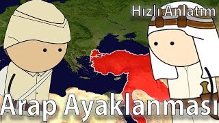 Arap Ayaklanması  Harita Üzerinde Hızlı Anlatım  Araplar İhanet Etti mi [upl. by Ojok]