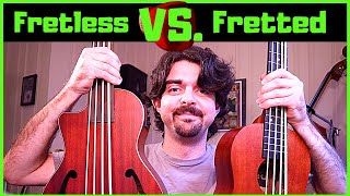 Fretless Vs Fretted UBass [upl. by Foss]