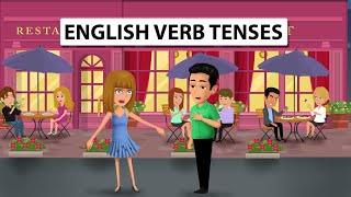 English Verb Tenses Conversations [upl. by Beane553]