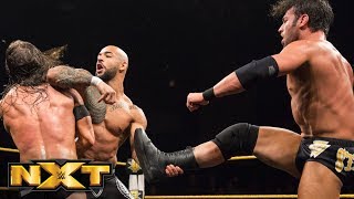 Ricochet amp Moustache Mountain vs Undisputed ERA WWE NXT June 27 2018 [upl. by Singleton]