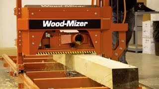 MP100 Log MoulderPlaner in Action  WoodMizer [upl. by Mendelson]