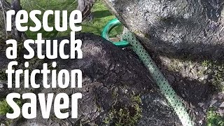 Stuck friction saver retrieval with throwline [upl. by Redneval]