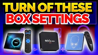 Turn off these android box settings NOW  EASY Improve Android box performance settings 📺 [upl. by Danialah]