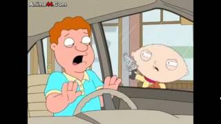 Family Guy Funny Stewie carjacking a car [upl. by Akcirred98]