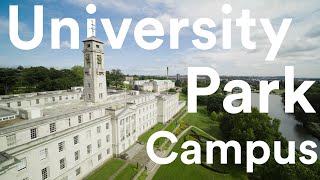 University Park Campus tour  University of Nottingham [upl. by Aiekram]