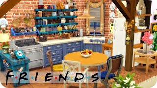 FRIENDS APARTMENT  Sims 4 Speed Build No CC [upl. by Areit]