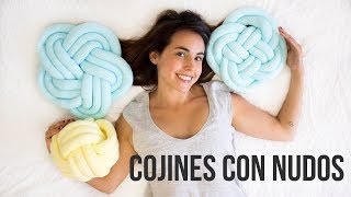 Como hacer cojines con nudos [upl. by Oijimer]