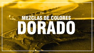 COMO HACER EL COLOR DORADO 🥇 Mezclas de Colores Paso a Paso [upl. by Oberheim]