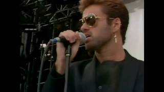 George Michael  Nelson Mandella 70th Birthday Concert Wembley Stadium1988 [upl. by Yecad454]