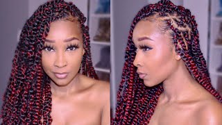 How to EASY Passion Twists  No Rubber Band [upl. by Mihar]