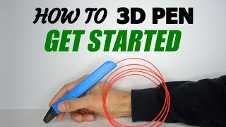 How to 3D PEN Tutorial 1  GETTING STARTED [upl. by Awe]