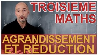 Agrandissement amp réduction  Maths 3e  Les Bons Profs [upl. by Atlas793]