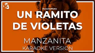 Manzanita  Un Ramito De Violetas LETRA INSTRUMENTAL KARAOKE ISRC ES54I0324312 [upl. by Skiba1]