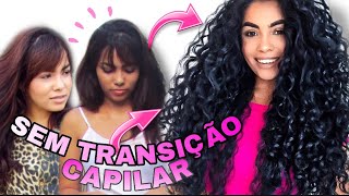 COMO TIRAR A QUÍMICA DO CABELO SEM TRANSIÇÃO CAPILAR  Joyce Lima [upl. by Aramoy]