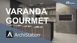 Varanda Gourmet em 15 min  ArchiStation [upl. by Eatnoid763]