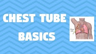 Chest Tube Basics for Nursing Students [upl. by Leamse]