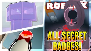 How to get all of the SECRET BADGES in INNOVATION ARCTIC BASE  Roblox [upl. by Ielhsa]