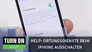 Ortungsdienste beim iPhone ausschalten  HELP  4K [upl. by Dachy]