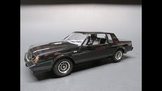 Monogram 1987 Buick Regal Grand National GNX 124 Scale Model Kit Build Review 854495 [upl. by Odraccir]