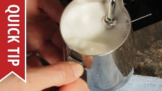 How to AutoFroth Milk for Lattes [upl. by Reube]