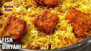 FISH BIRYANI  FISH TIKKA BIRYANI  FISH BIRYANI RECIPE [upl. by Ahsetel942]