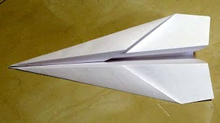 Como hacer un Avión de papel que vuela mucho  aviones de papel [upl. by Lyram]