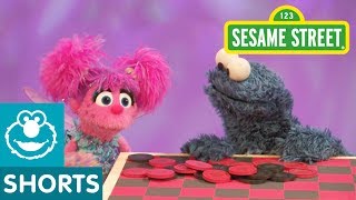 Sesame Street Cookie Monster Plays Eats Checkers [upl. by Atniuq142]