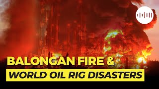 The World’s Oil Rig Disasters and The Recent Case of The Balongan Fire  Documentary [upl. by Llatsyrk920]